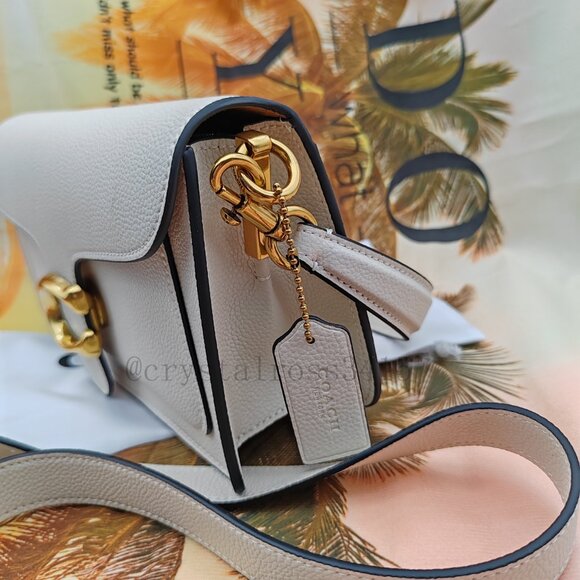 Tabby Coach Shoulder Bag 26 white - Picture 6 of 15